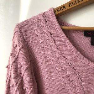 Super Soft Lilac Sweater Wool Blend